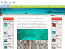 Tablet Screenshot of maldivene.net